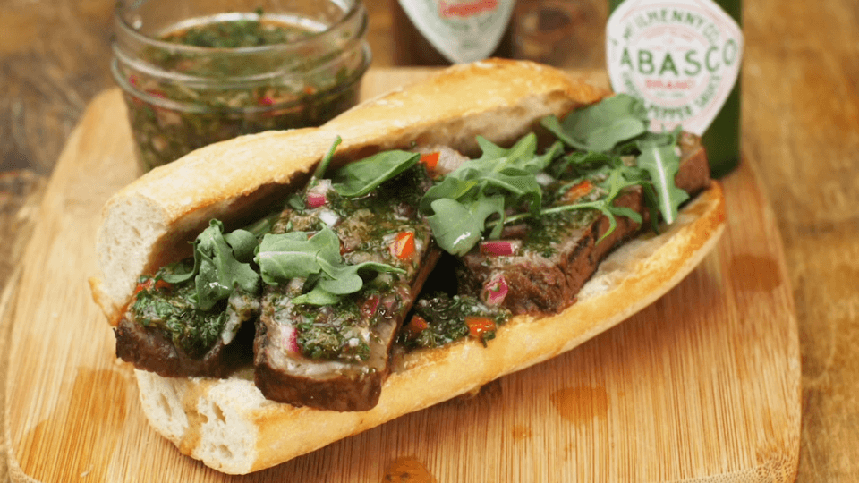 Chimichurri Steak Sandwich Tabasco Recipes