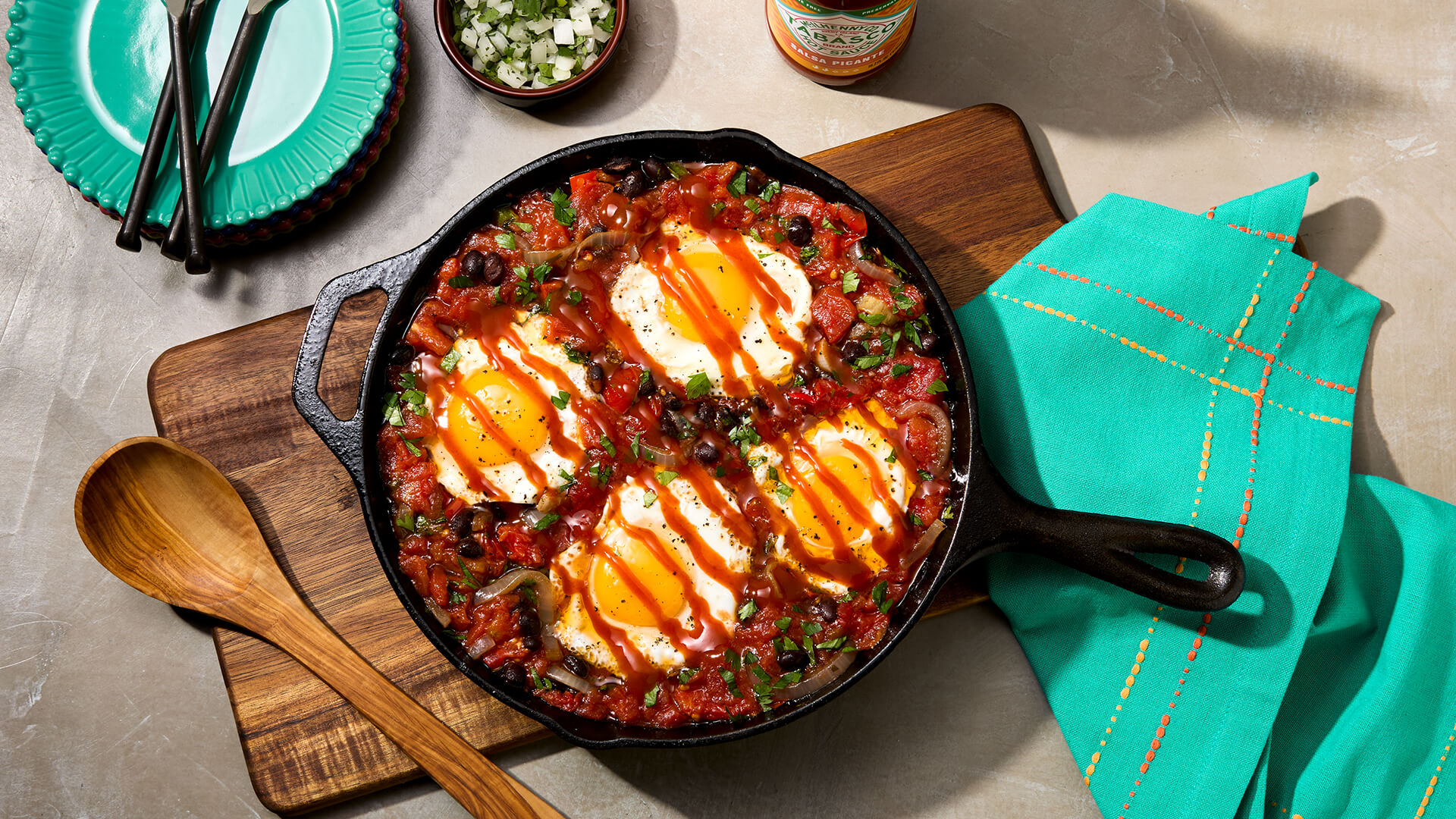 Shakshuka Mexican Style